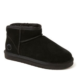 Fireside by Dearfoams Women's Riverland Genuine Shearling Micro Bootie